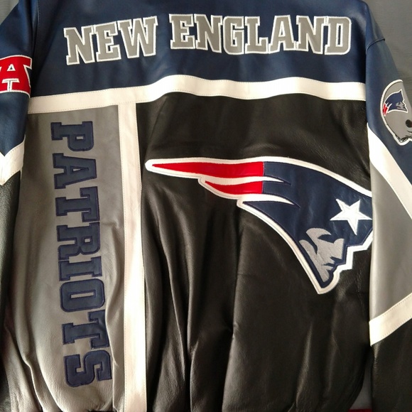 NFL Jackets & Coats New England Patriots Leather Jacket Poshmark